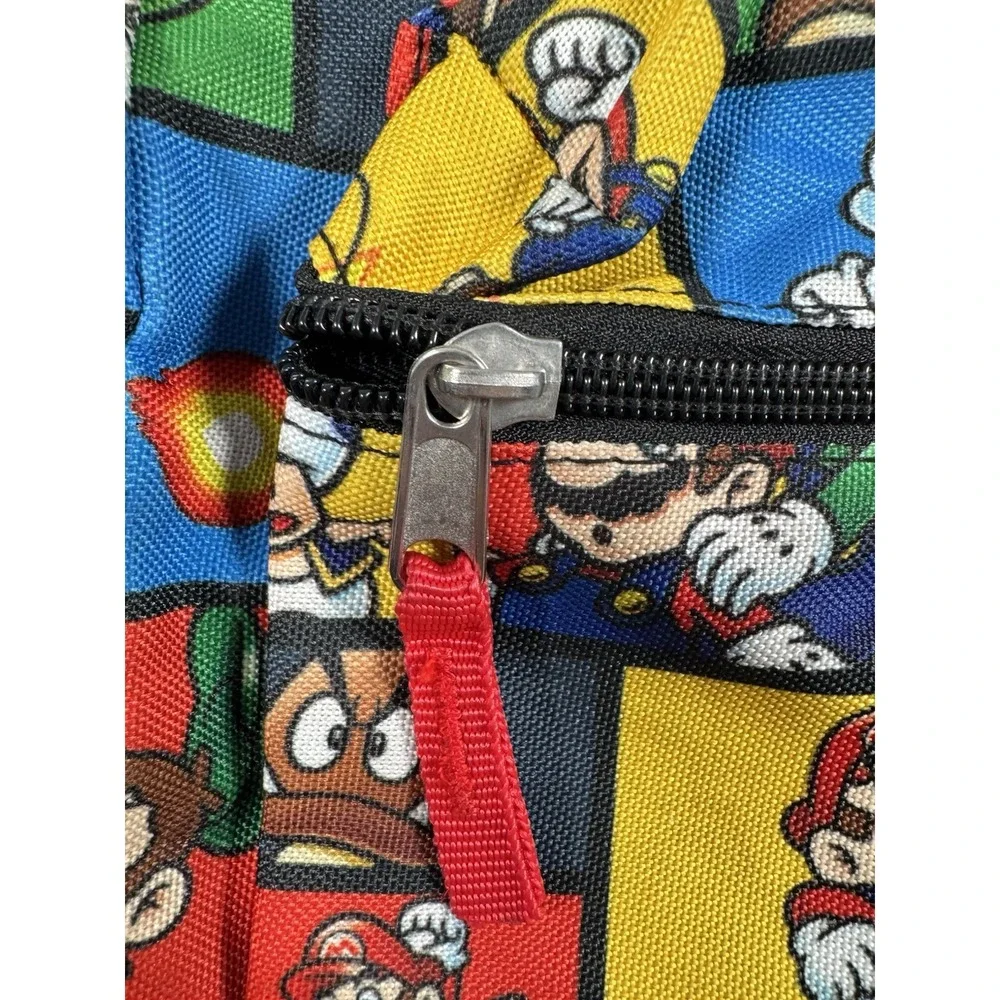 Bioworld Nintendo Super Mario Bros Comic Backpack Kids Multicolor School Bag 16